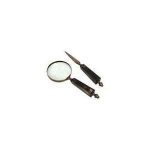   Handle Magnifying Glass And Letter Opener by Imax   b