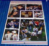 CHICAGO BEARS 86 87 SUPER BOWL XX CALENDAR SIGNED DITKA  