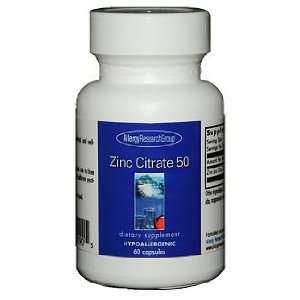  Zinc Citrate 50 mg 60 caps: Health & Personal Care