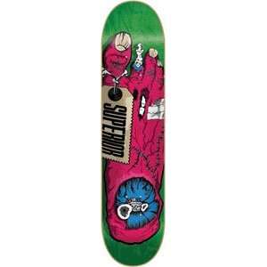  Superior Expired Skateboard Deck   8.0 Green/Pink Sports 