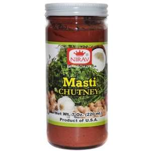 Nirav Masti Chutney   7oz:  Grocery & Gourmet Food