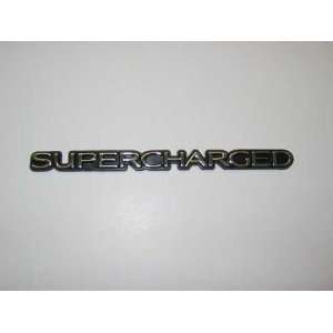  Corvette Dress up Supercharged Emblem Automotive