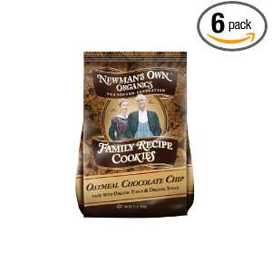 Newmans Own Organics Oatmeal Chocolate Chip, Family Recipe Cookies, 7 