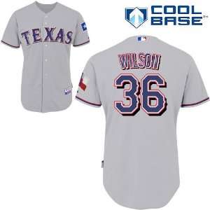  Cj Wilson Texas Rangers Authentic Road Cool Base Jersey By 