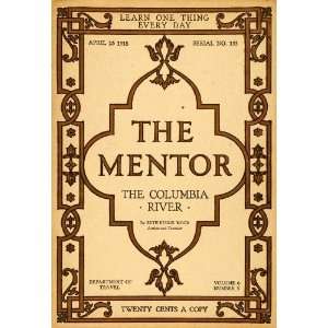  1918 Cover The Mentor Magazine Columbia River Arts 