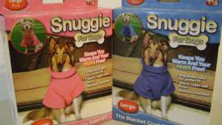   Dog Sweaters Pink & Blue Machine Washable Male Female Snuggie For Dog