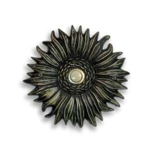  Sunflower Doorbell in Pewter Finish