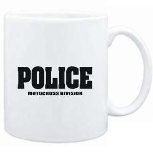  Mug White  POLICE Motocross DIVISION  Sports Sports 