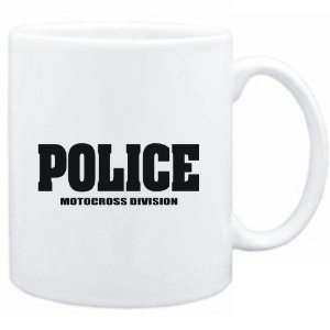  Mug White  POLICE Motocross DIVISION  Sports: Sports 