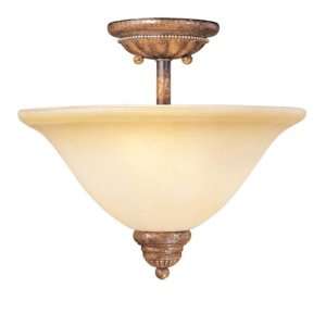  Livex 8278 57 Bistro Semi Flush Venetian Patina