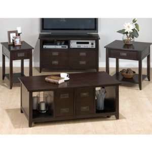  Jofran Chocolate Cafe 4 Piece Occasional Table Set: Home 
