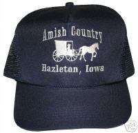 Hazleton Iowa, Amish Country Trucker Hat Cap, Buchanan  