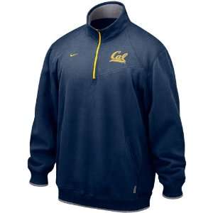  Nike Cal Bears Navy Blue Conference Quarter Zip Fleece 