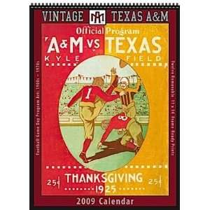   Aggies 2009 Vintage Football Program Calendar: Sports & Outdoors