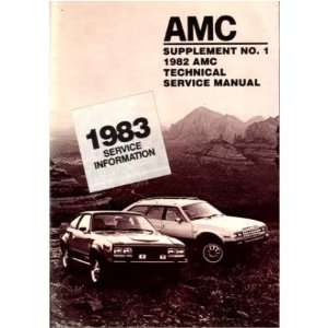    1982 1983 AMC SPIRIT CONCORD EAGLE Service Manual Automotive