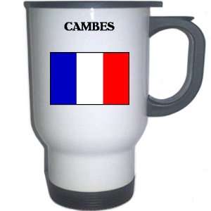  France   CAMBES White Stainless Steel Mug Everything 