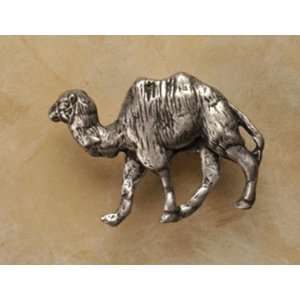  Camel Pewter Cabinet Knob/Pull (Left Facing): Home 