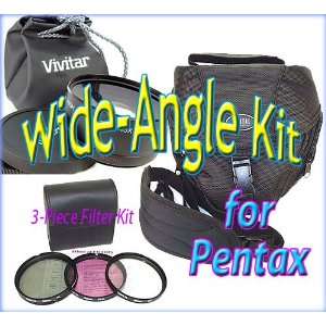  Wide Angle Accessory Kit for Pentax *ist,K10D,K100D,K20D,K 