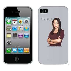  Camile Wray from Stargate Universe on Verizon iPhone 4 
