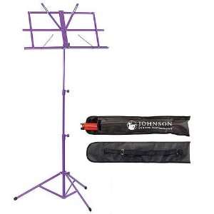  JSI Purple Student Music Stand with Carry Bag: Musical 
