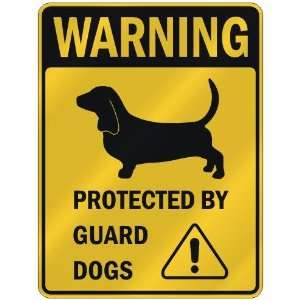   HOUND PROTECTED BY GUARD DOGS  PARKING SIGN DOG