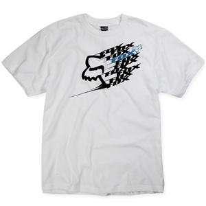  Fox Racing Youth Struck T Shirt   Large/White: Automotive