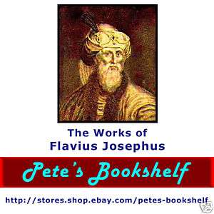 The Works of Flavius Josephus   CD ROM   1200+ Pages  