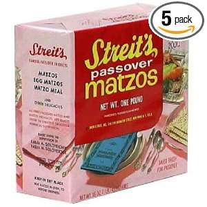 Streits Matzo Passover, 1 pounds (Pack: Grocery & Gourmet Food