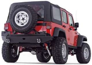 74299 Warn Rock Crawler Bumper Tire Carrier Jeep JK  