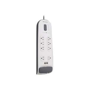  NEW Belkin 8 outlet Surge Protector with 6 ft Power Cord 