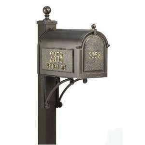  Whitehall Mailboxes Superior Streetside Mailbox Package 