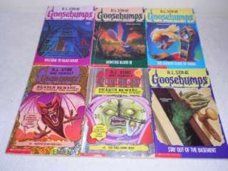 HUGE lot of 58 Goosebumps books by R.L. Stine  