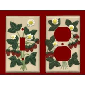  Strawberry Switchplate by Joan: Home Improvement