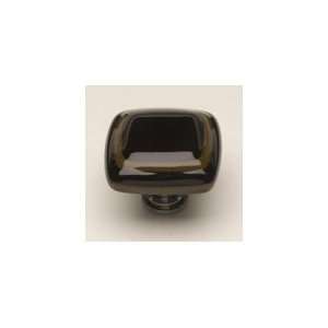 Sietto K 101 ORB, Stratum Woodland & Black Glass Knob, Length 1 1/4,