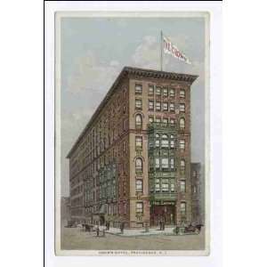   Reprint Crown Hotel Providence, R. I 1898 1931: Home & Kitchen