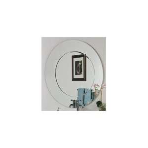  Decor Oriana Modern Round Wall Mirror: Home & Kitchen