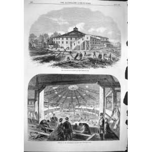    1864 Interior Shakspeare Pavilion Stratford On Avon
