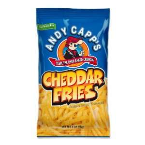 Andy Capps Cheddar Fries (Pack of 12)  Grocery & Gourmet 