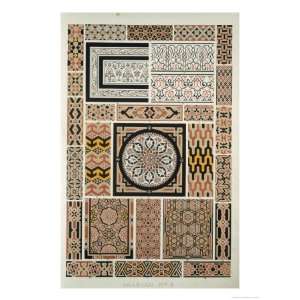 Arabian No 5, from The Grammar of Ornament by Owen Jones Giclee Poster 