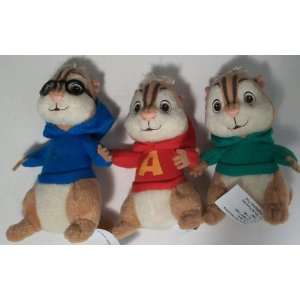   and Simon 5 Plush Set (Alvin and the Chipmunks): Toys & Games