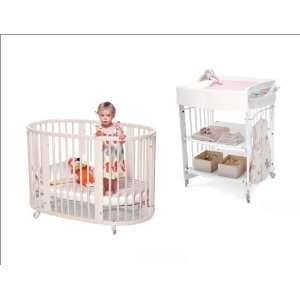  Stokke White Crib: Baby