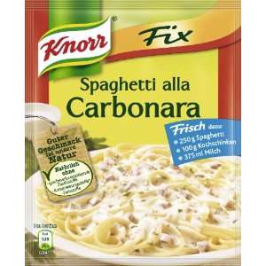 Knorr Fix Spaghetti alla Carbonara: Grocery & Gourmet Food
