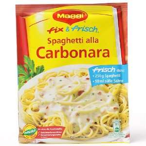 MAGGI fix & fresh Spaghetti alla Carbonara (Pack of 4):  