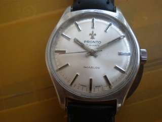 Vintage SWISS PRONTO 17 Jewels Manual Mens Watch,Cal.2750  