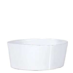  Vietri Lastra White Cereal Bowl 6 in (Set of 4): Home 