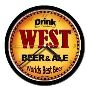  WEST beer and ale cerveza wall clock: Everything Else