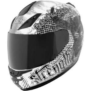 Speed And Strength SS1000 Run With The Bulls White Full Face Helmet (M 