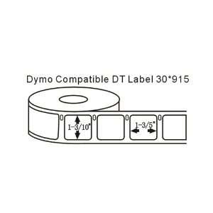 com 3 Roll Dymo Compatible 30915 Thermal Address Labels 1 3/10 x 1 3 