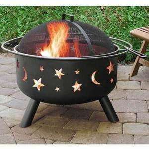  Landmann Big Sky Outdoor Fire Pit Fireplace Stars & Moons 