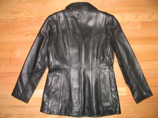 New Worthington Womens Leather Jacket Blazer   Medium  